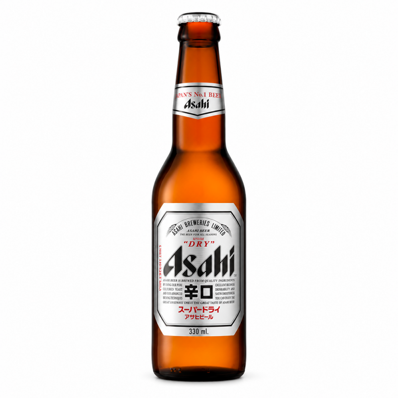 Cerveza Artesanal Asahi Super Dry, 330ml