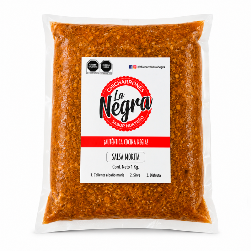 Chicharrón Norteño en Salsa Morita, 1kg
