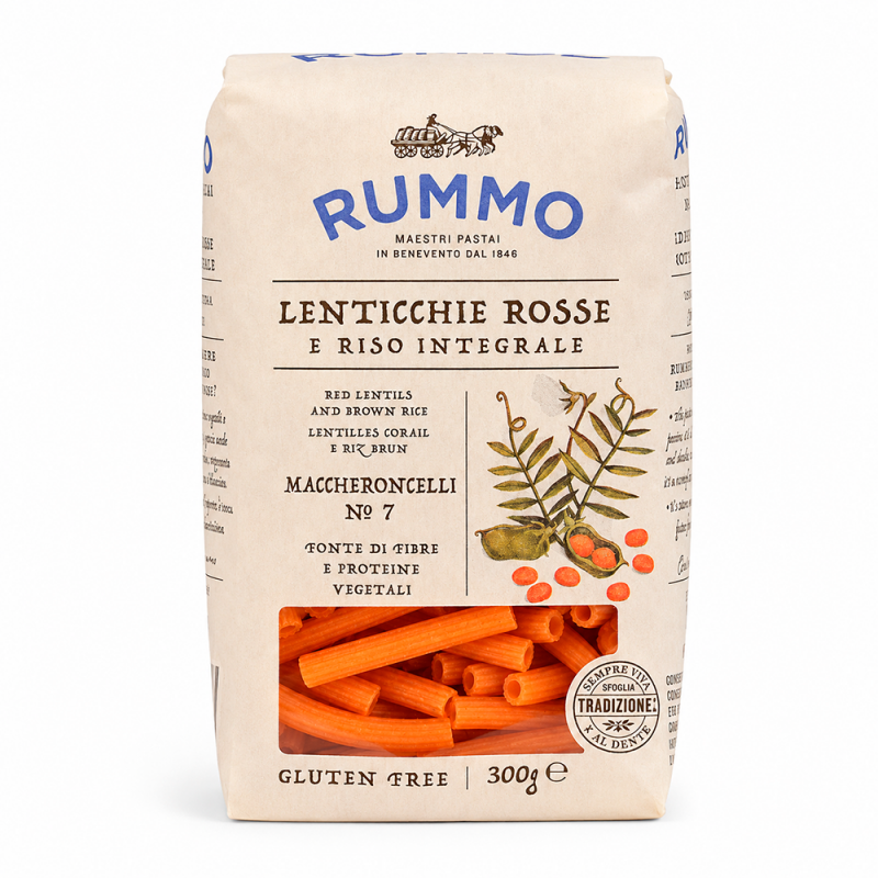 Pasta Macarroni de Lenteja Roja, 300g