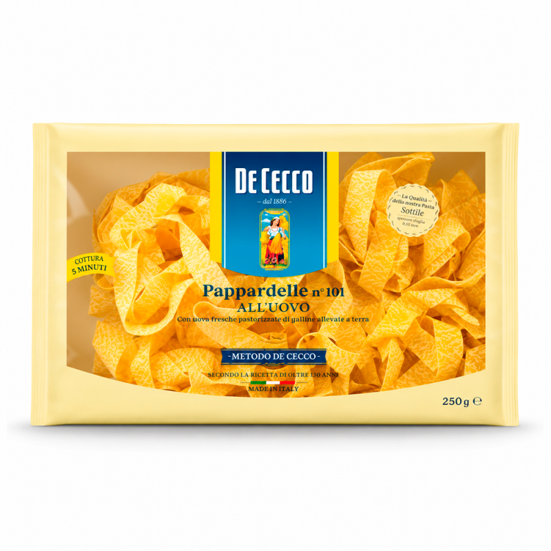 Pasta de Cecco Garganelli con Huevo, 250g