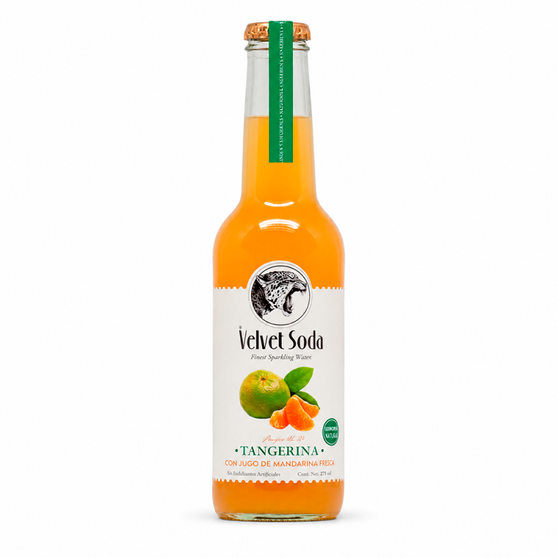 Velvet Soda Tangerina de Mandarina, 275ml