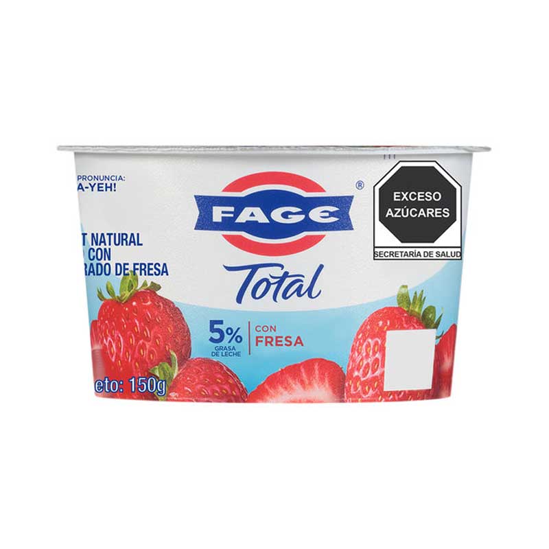 Yogurt Griego Fresa 5% Grasa, 150g