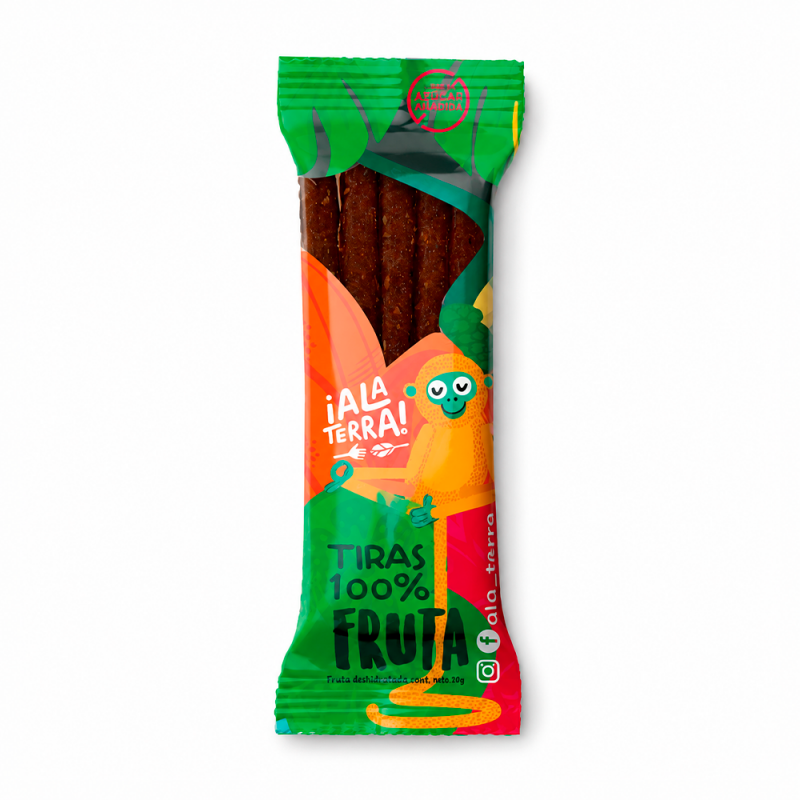 Tiras de fruta, 25g