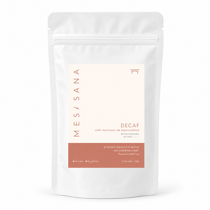 Café Mesa Sana Decaf Molido, 250g