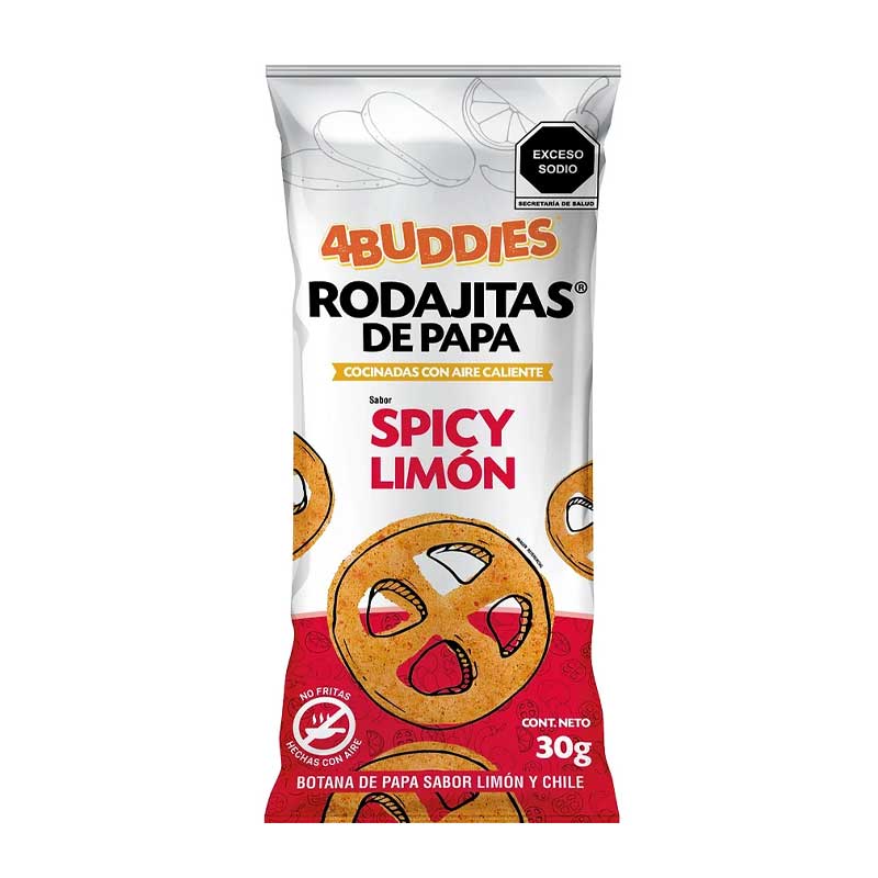 Rodajitas Spicy Limón, 30g