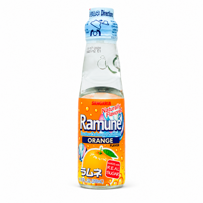 Bebida Ramuné Naranja, 200ml