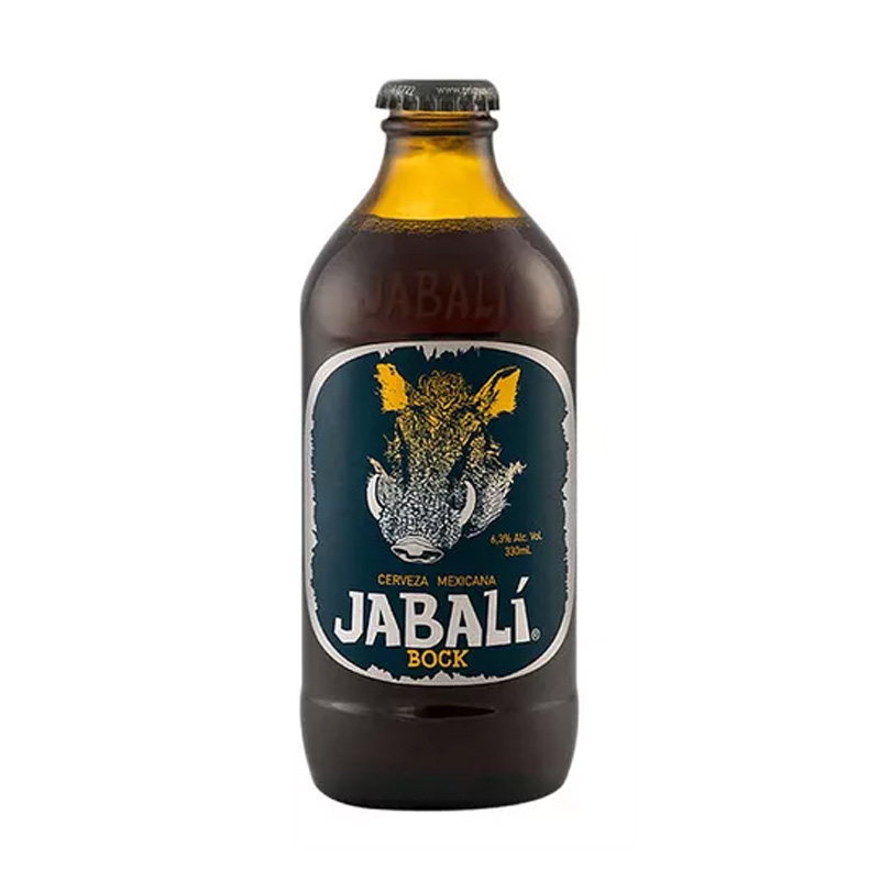 Cerveza Jabalí Bock, 330ml