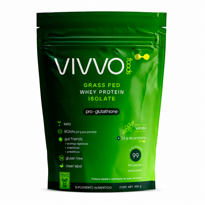 Proteína Grass Fed sabor Vainilla, 450g