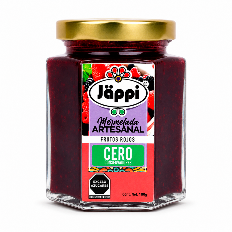 Mermelada de Frutos Rojos baja en Azúcar, 290g