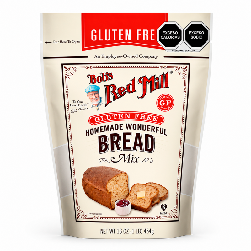 Mezcla para Pan Casero sin Gluten, 454g