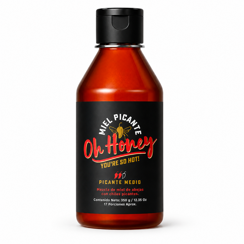 Miel Picante Oh Honey Picante Medio, 350g