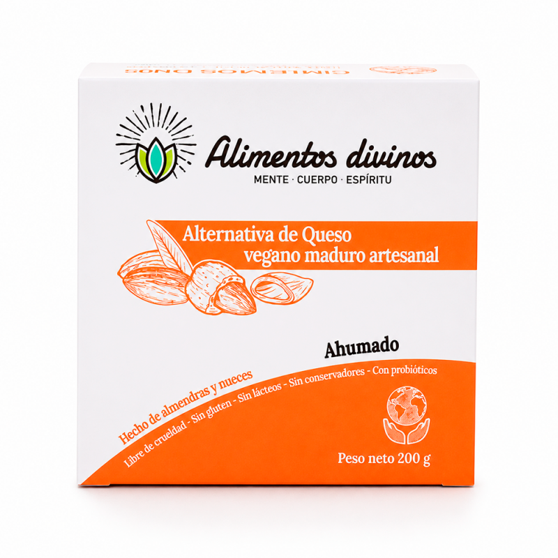 Queso Vegano Maduro sabor Ahumado, 200g