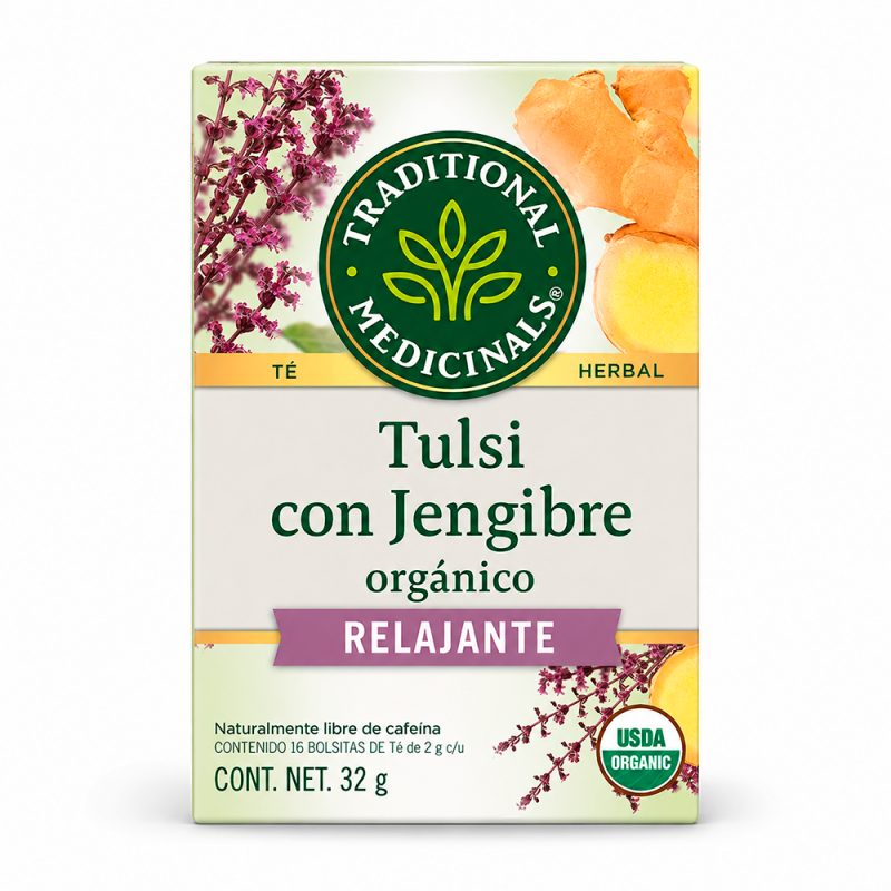 Té de Albahaca con Jengibre, 24g