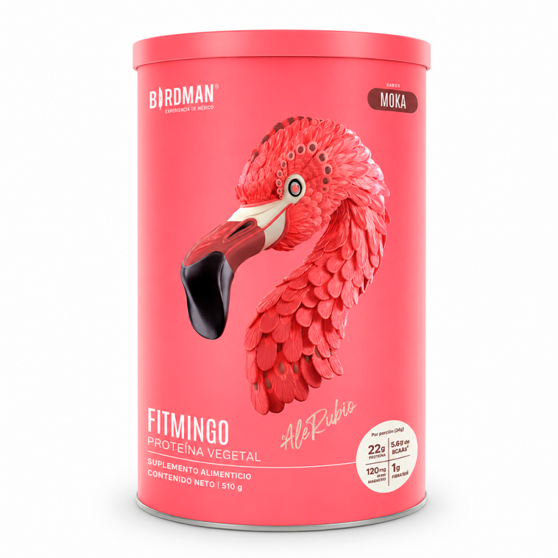 Fitmingo Proteína Vegetal sabor Moka, 510g