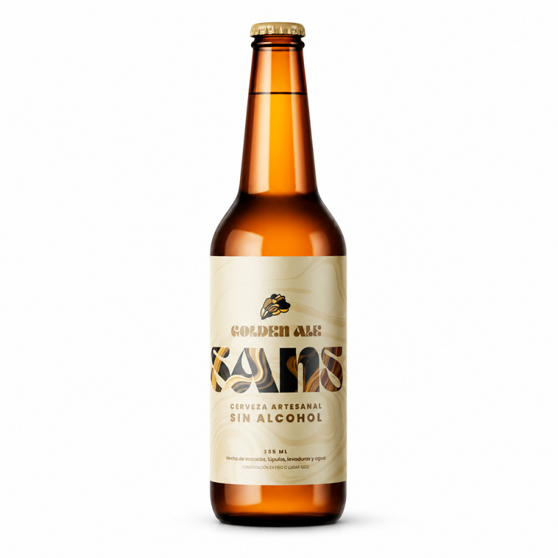 Bebida de malta Sans Golden Ale, 355ml