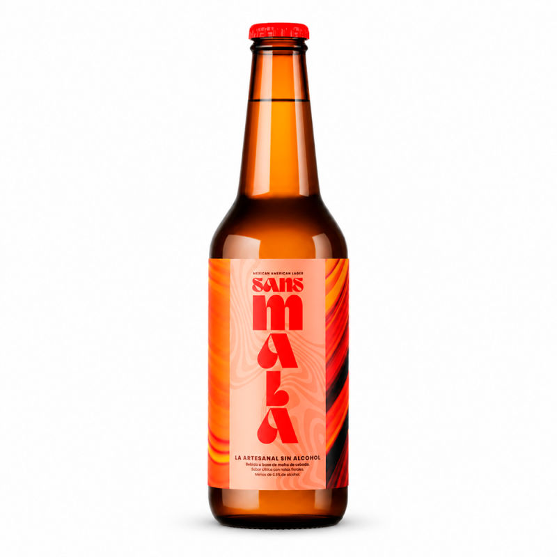 Bebida de malta Sans Lager, 355ml