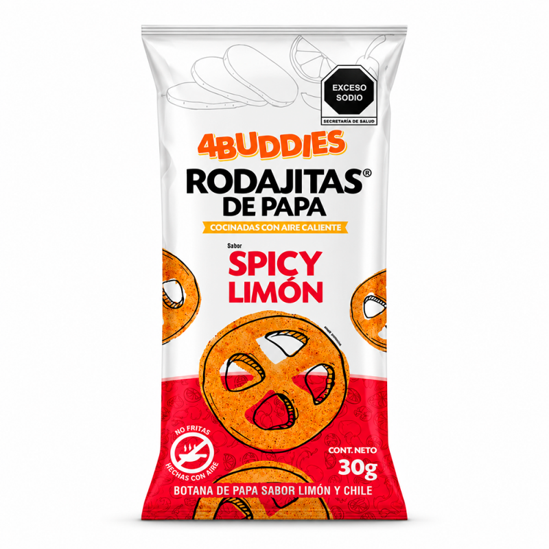 Rodajitas Spicy Limón, 30g