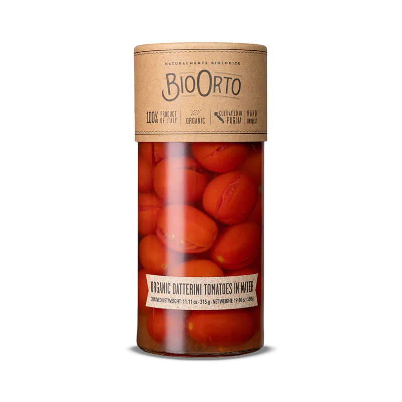 Tomates Enteros Pelados Orgánicos, 550g