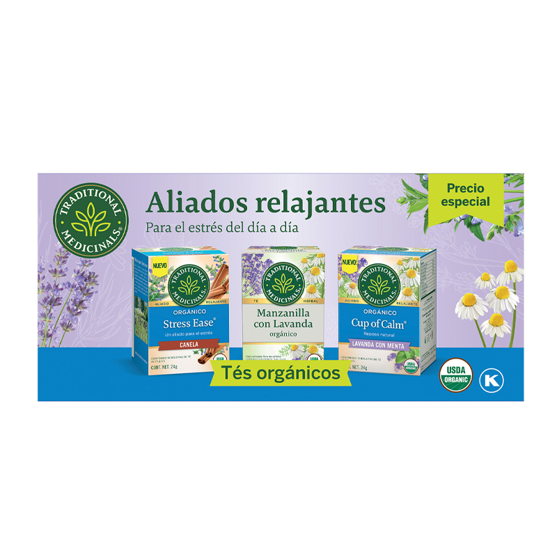 Kit de Tés Orgánicos – Aliados Relajantes