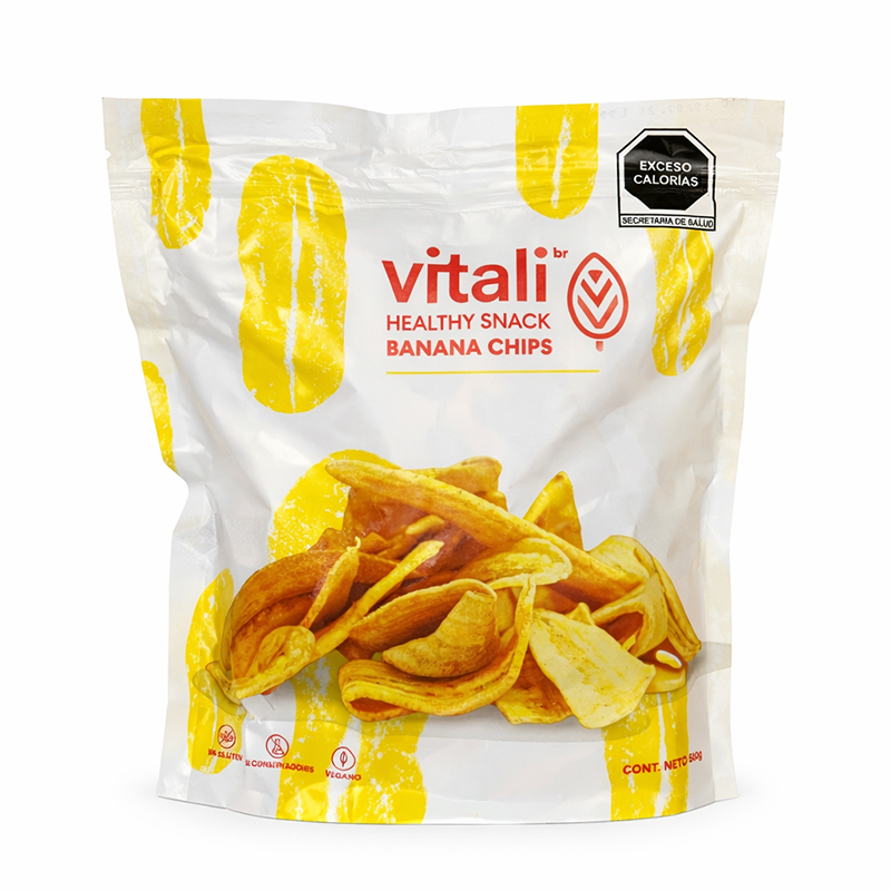 Plátanos Deshidratados Naturales, 500g