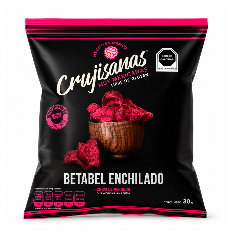 Snack Crujisanas Betabel Enchilado, 30g