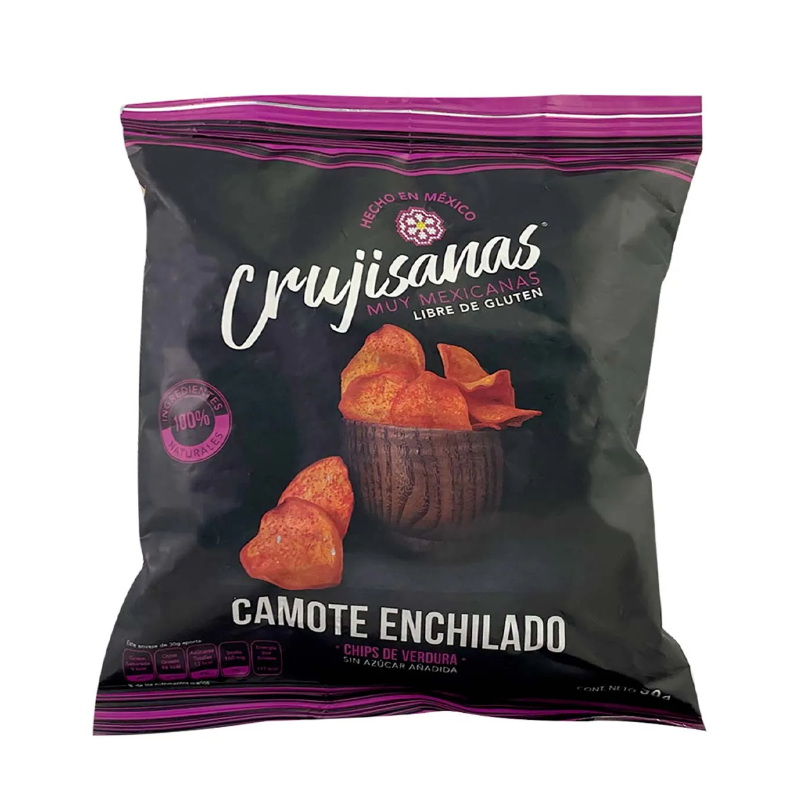 Snack Crujisanas Camote Enchilado, 30g