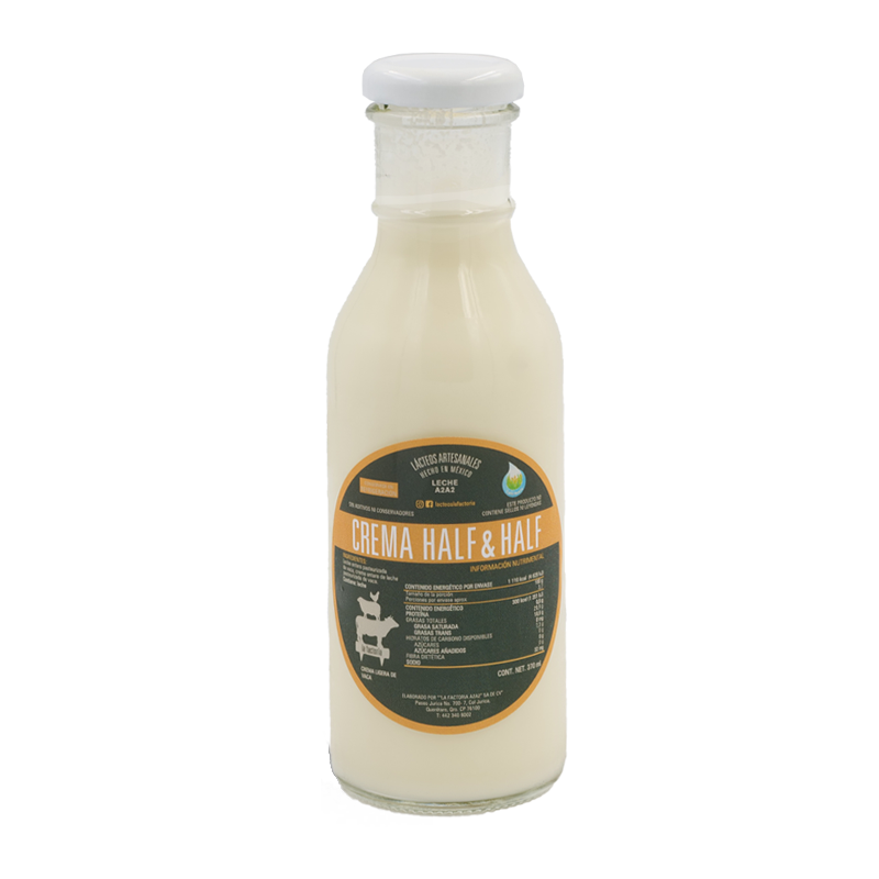 Crema Half & Half A2A2, 360ml