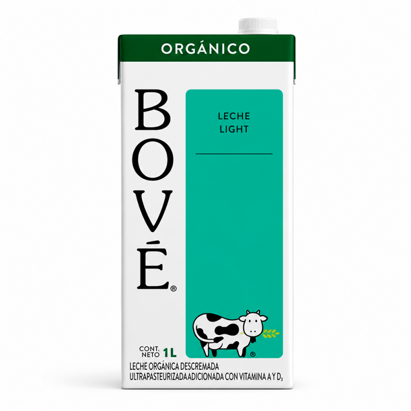 Leche Light Bove Orgánica Descremada, 946ml