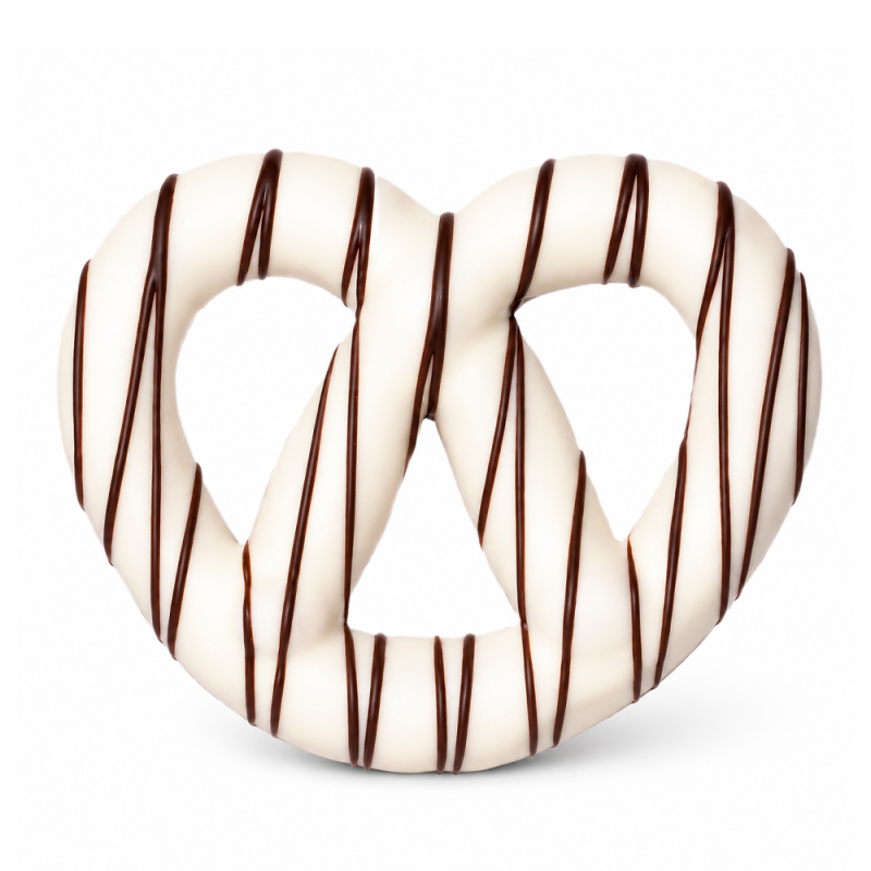 Pretzel de Chocolate Blanco, 75g