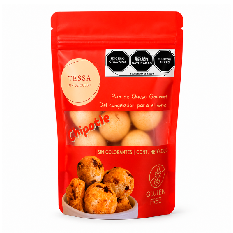 Pan de Queso con Chipotle, 300g