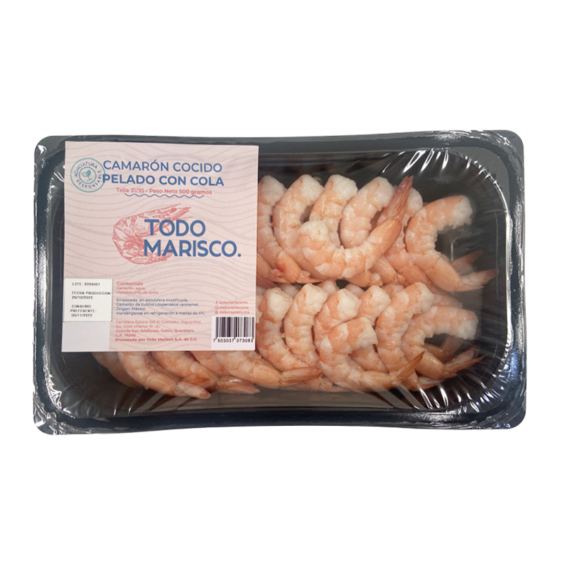 Camarón Pacotilla 51/60, 500g