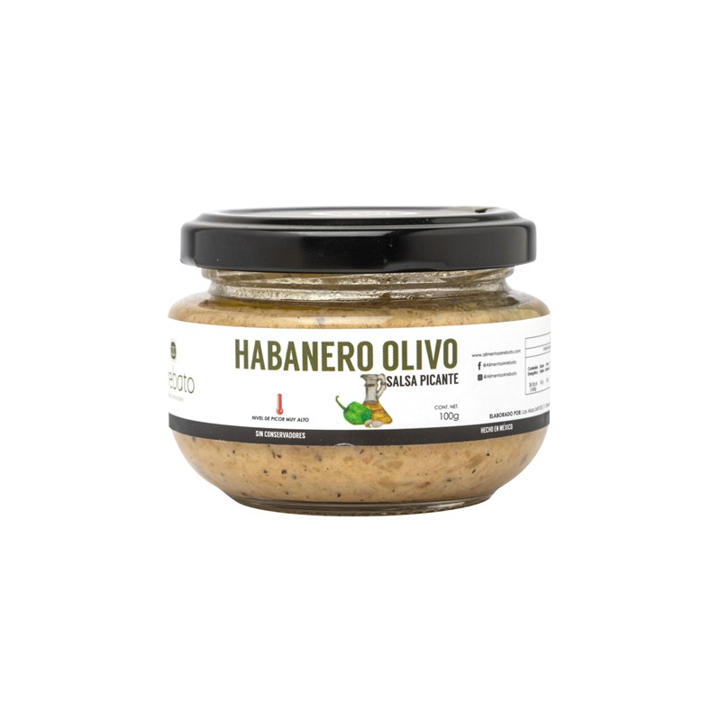 Salsa Habanero Olivo, 100g