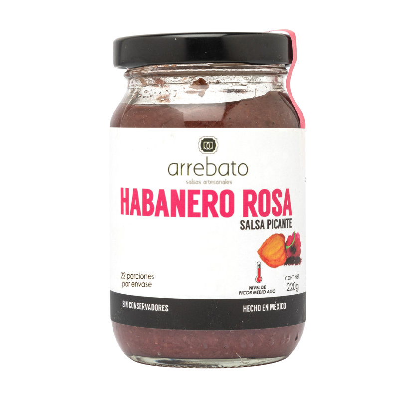 Salsa Habanero Rosa, 220g