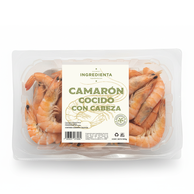 Camarón Cocido 30/40, 500g