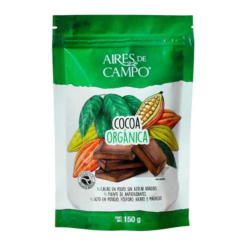 Cocoa Polvo Orgánica, 150g