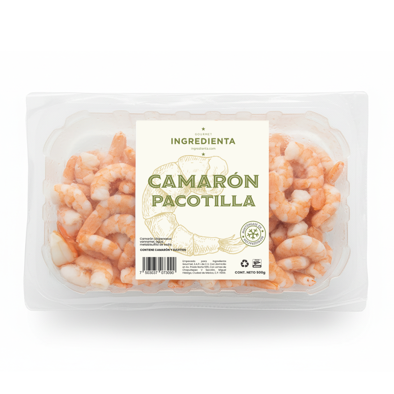 Camarón Pacotilla 51/60, 500g