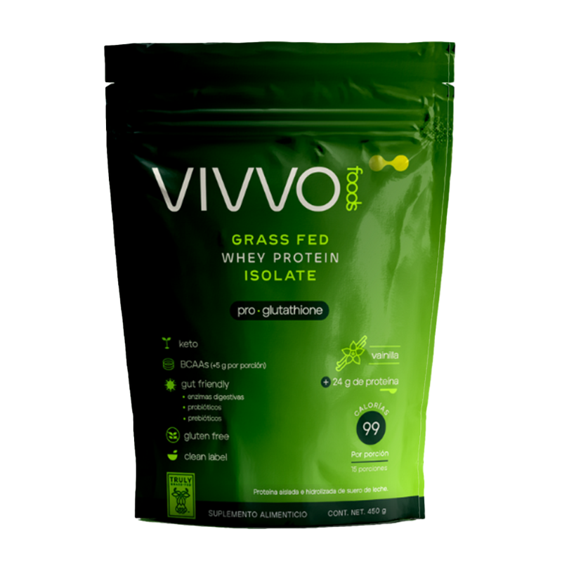 Proteína Grass Fed sabor Vainilla, 450g