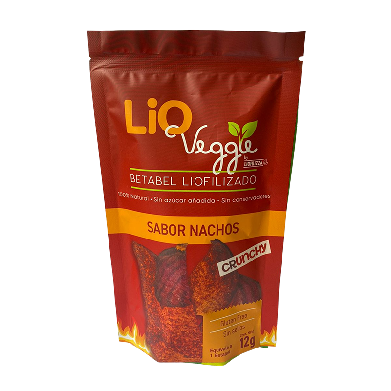 Betabel Liofilizado Sabor Nachos, 12g