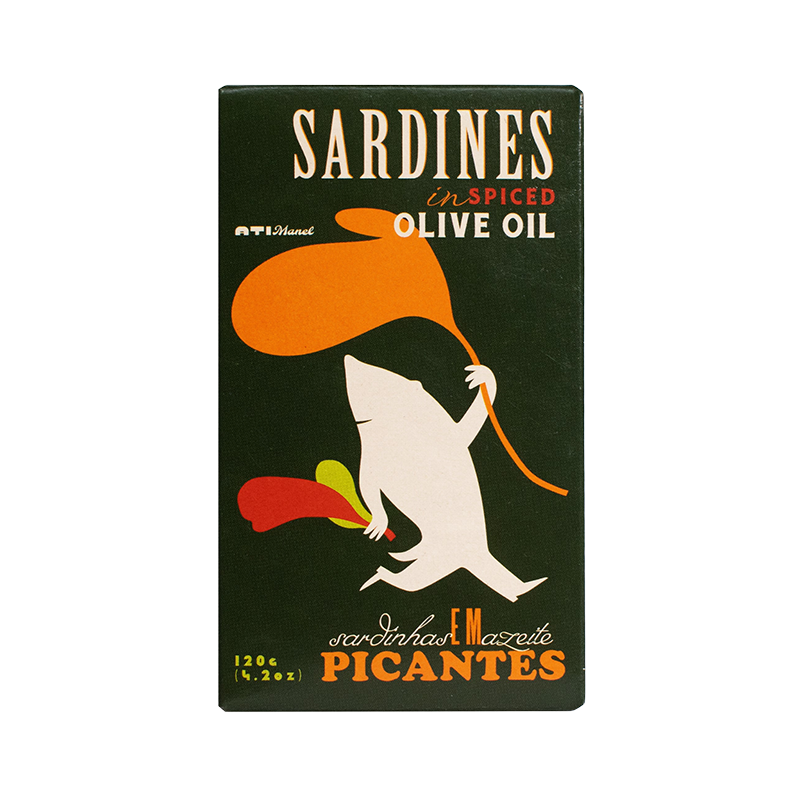 Sardinas en Aceite de Oliva Picante, 120g