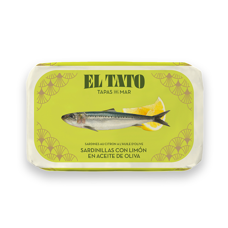 Sardinillas con Limón en Aceite de Oliva, 125g