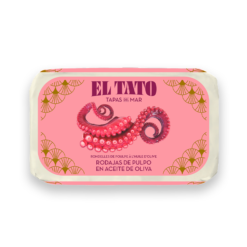 Rodajas de Pulpo en Aceite de Oliva, 115g