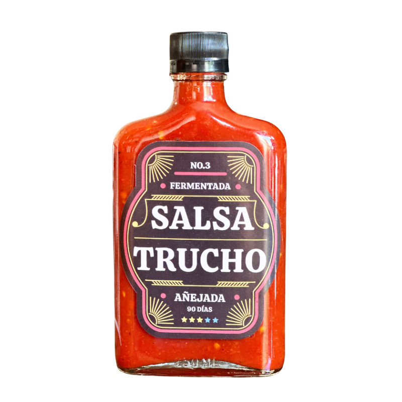 Salsa Picante Trucho de Jalapeño Rojo, 265g