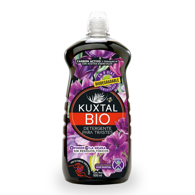 Bio detergente líquido para trastes con Carbón Activo, 500ml