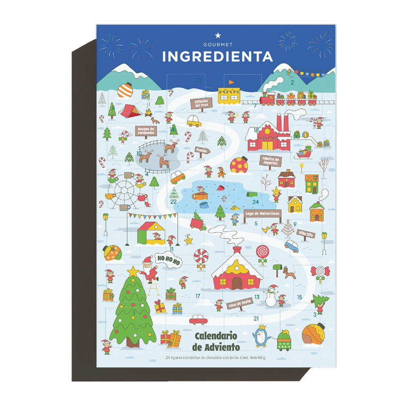 Calendario de Adviento con Chocolates