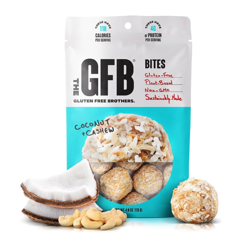 Gluten Free Bites Coco y Nuez India, 113g