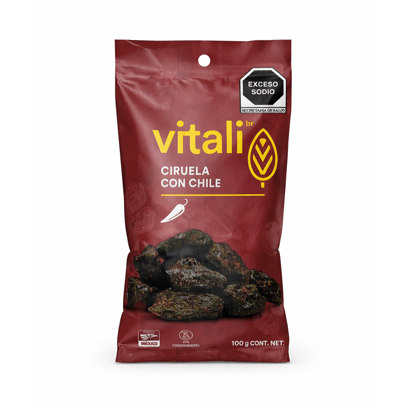 Ciruela pasa con chile, 100g