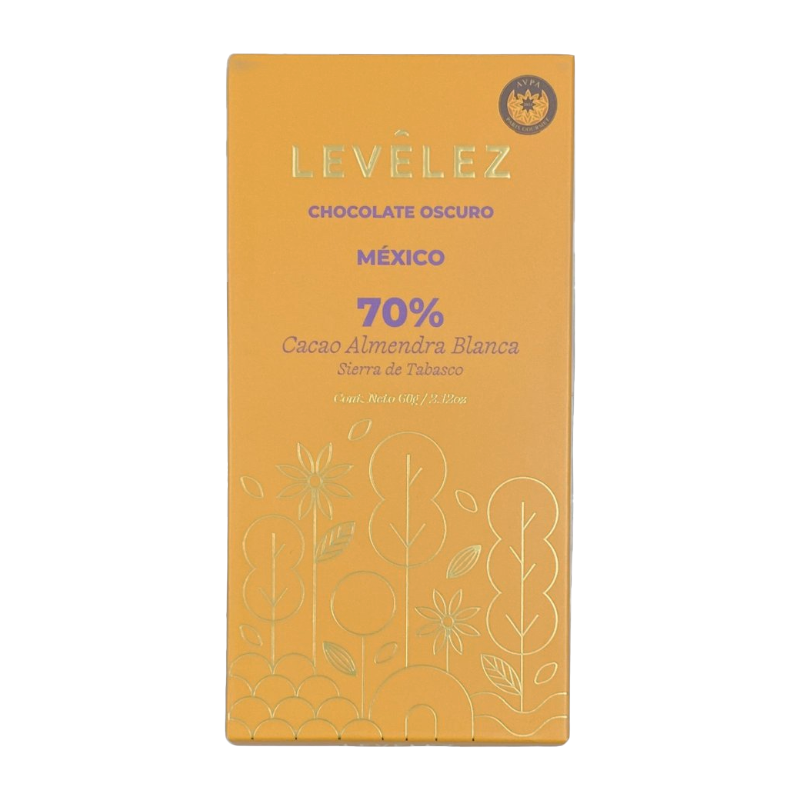 Chocolate Oscuro 70% Cacao, 60g