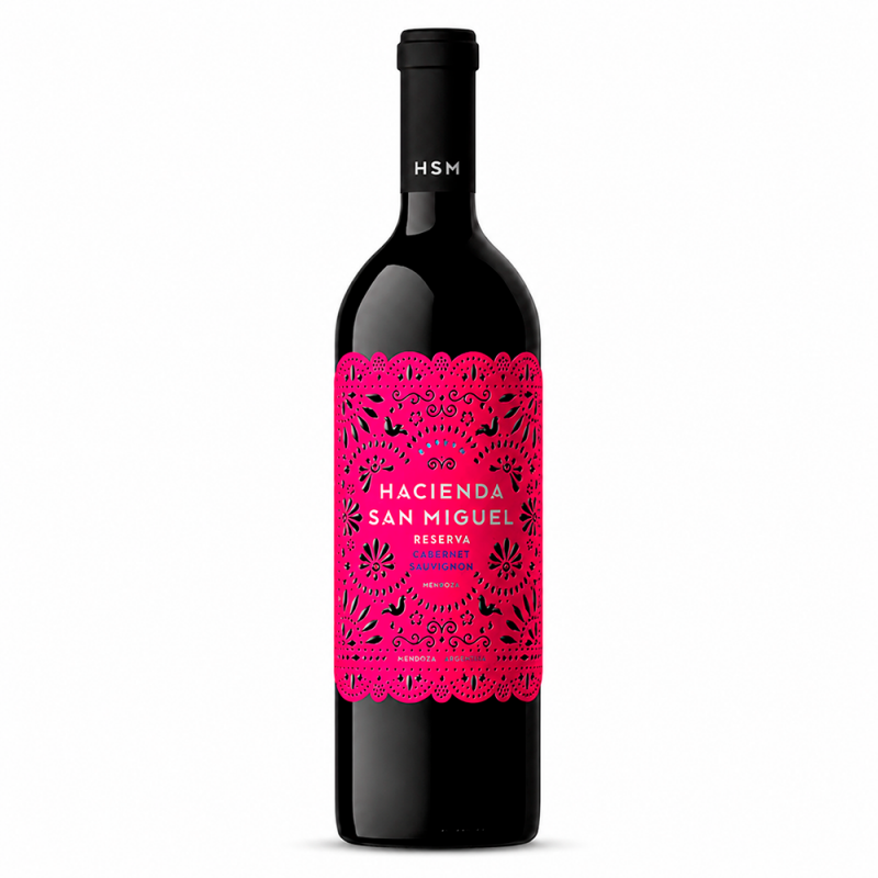 Vino Tinto Hacienda San Miguel Cabernet Sauvignon Reserva, 750ml