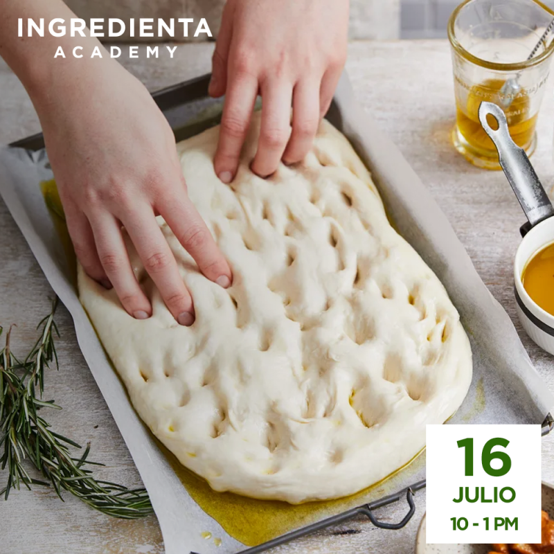Focaccia y Pan de Semillas con Masa Madre con Lu Benítez