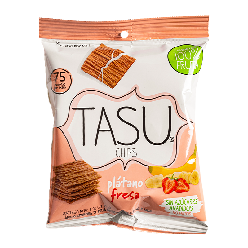 Chips Fresa Plátano, 28.35g